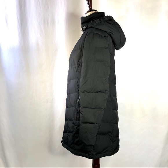 Lands’ End midi down puffer jacket with hood XS - Picture 3 of 9
